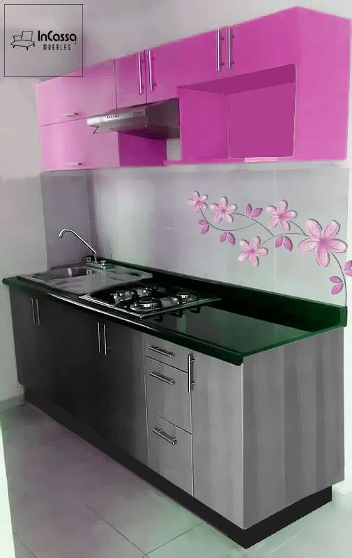 InCassa Muebles Edomex mueblería CDMX Cocina integral CANNES 2.40m diseñada para PARRILLA 1