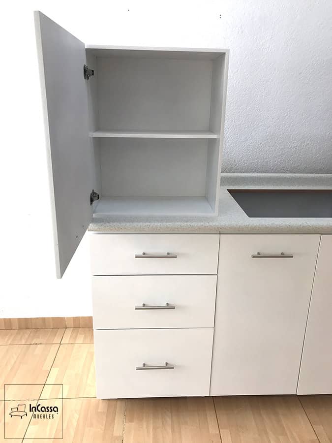 InCassa Muebles Edomex mueblería CDMX Cocina integral COLOMBIA 2.30m diseñada para PARRILLA 4