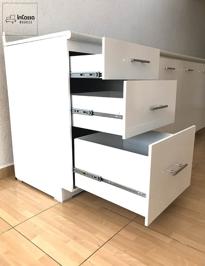 InCassa Muebles Edomex mueblería CDMX Cocina integral COLOMBIA 2.30m diseñada para PARRILLA 6