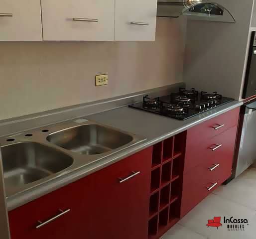 InCassa Muebles Edomex mueblería CDMX Cocina integral CRACOVIA 2.10m diseñada para PARRILLA 3