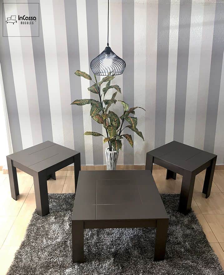 InCassa Muebles Edomex mueblería CDMX Mesas de Centro Modelo CRETA 1