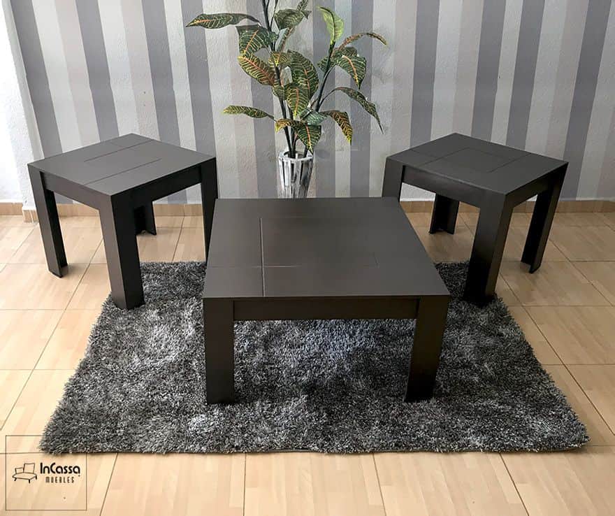 InCassa Muebles Edomex mueblería CDMX Mesas de Centro Modelo CRETA 3