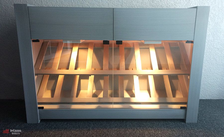 InCassa Muebles Edomex mueblería CDMX Bufetero con Luz Modelo DAKOTA 1
