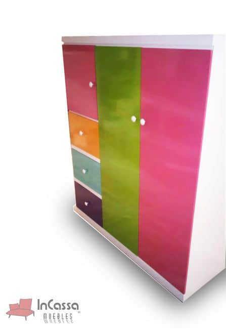 InCassa Muebles Edomex mueblería CDMX Guardarropa Infantil Modelo DANNA 5