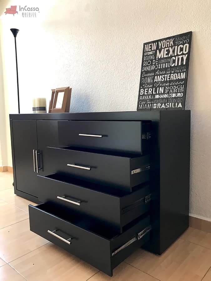 InCassa Muebles Edomex mueblería CDMX Bufetero Minimalista Modelo DOHA 2