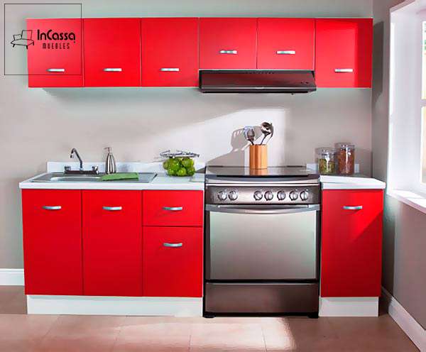 InCassa Muebles Edomex mueblería CDMX Cocina integral DURBAN 2.40m diseñada para ESTUFA 1