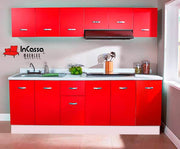 InCassa Muebles Edomex mueblería CDMX Cocina integral DURBAN 2.40m diseñada para PARRILLA 1