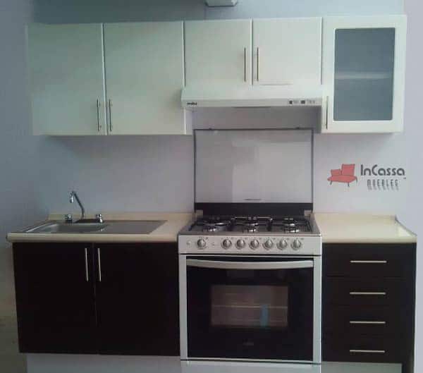 InCassa Muebles Edomex mueblería CDMX Cocina integral ESCOCIA 2.20m diseñada para ESTUFA 1