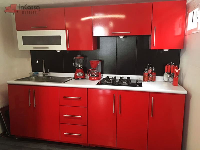 InCassa Muebles Edomex mueblería CDMX Cocina integral FINLANDIA 2.40m diseñada para PARRILLA 1