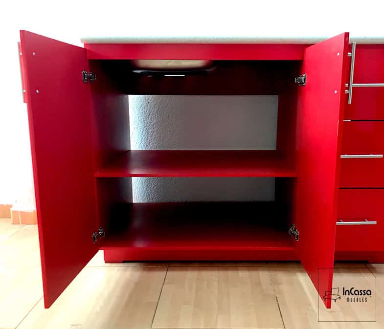 InCassa Muebles Edomex mueblería CDMX Cocina integral FINLANDIA 2.40m diseñada para PARRILLA 7