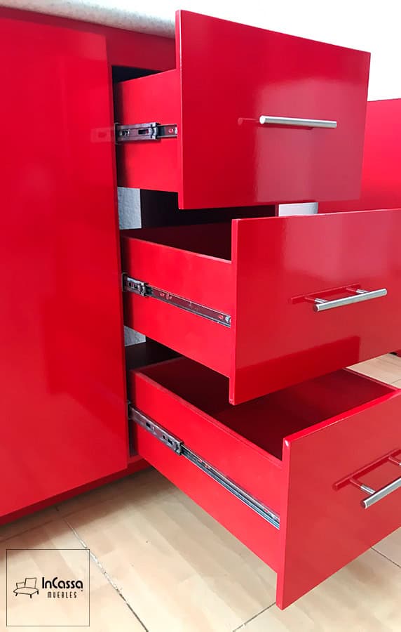 InCassa Muebles Edomex mueblería CDMX Cocina integral FINLANDIA 2.40m diseñada para PARRILLA 8