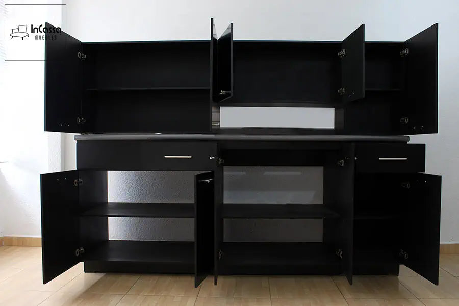 InCassa Muebles Edomex mueblería CDMX Cocina integral ÁFRICA 2.10m diseñada para PARRILLA 3