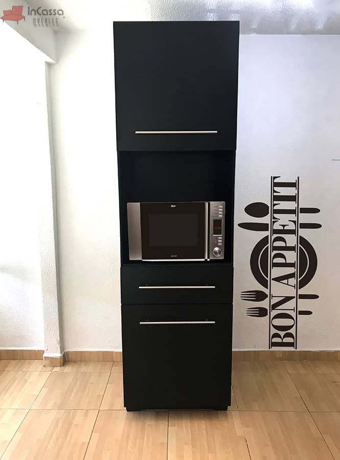 InCassa Muebles Edomex mueblería CDMX Alacena para Microondas Modelo ÁFRICA 1