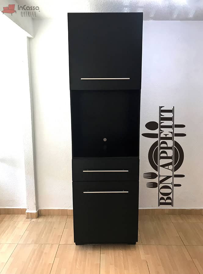 InCassa Muebles Edomex mueblería CDMX Alacena para Microondas Modelo ÁFRICA 2