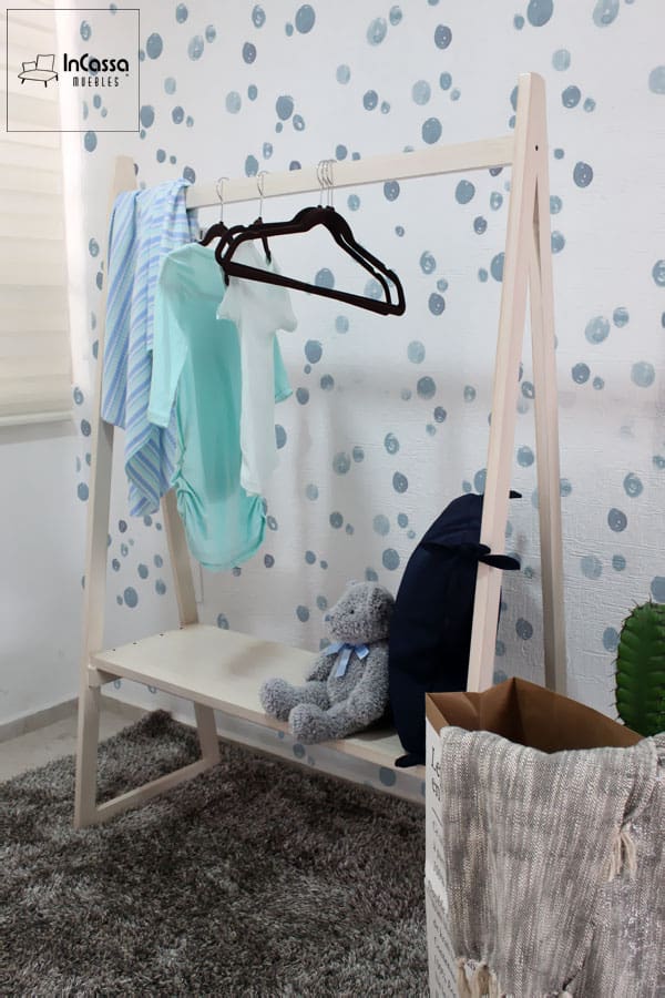 InCassa Muebles Edomex mueblería CDMX Perchero Nórdico Infantil Modelo GAEL 2