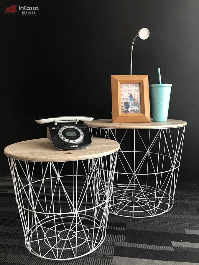 InCassa Muebles Edomex mueblería CDMX Set de 2 Mesas de Centro Nórdicas Modelo GOSSAU 2