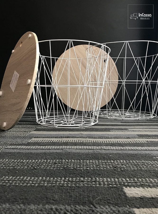 InCassa Muebles Edomex mueblería CDMX Set de 2 Mesas de Centro Nórdicas Modelo GOSSAU 3