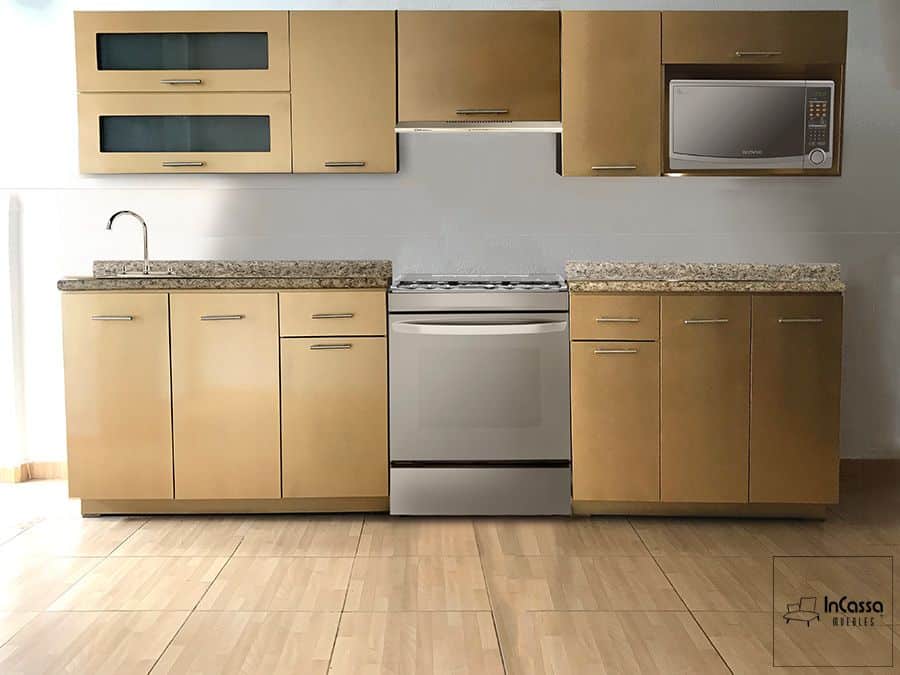 InCassa Muebles Edomex mueblería CDMX Cocina integral INGLATERRA 3m diseñada para ESTUFA 7