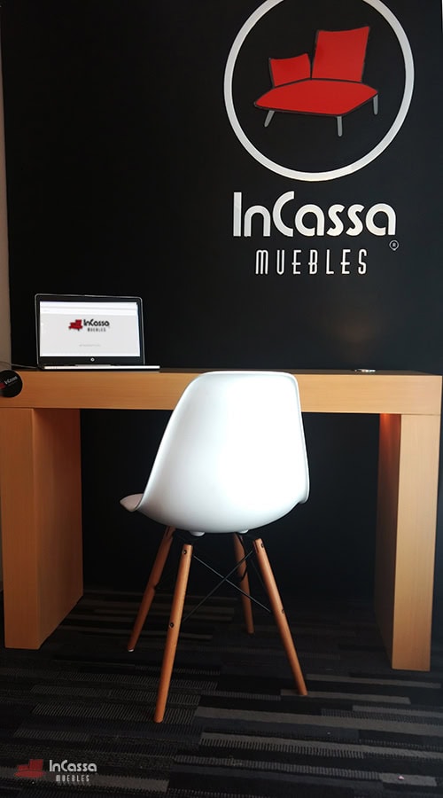 InCassa Muebles Edomex mueblería CDMX Escritorio con Lámpara y Silla Modelo JEFFERSON 1
