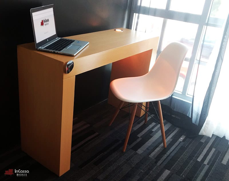 InCassa Muebles Edomex mueblería CDMX Escritorio con Lámpara y Silla Modelo JEFFERSON 3