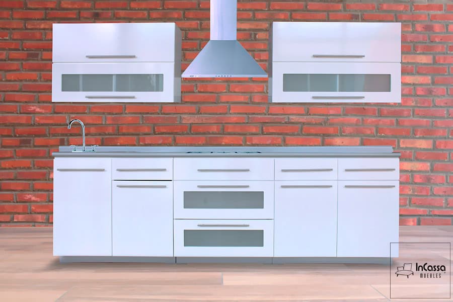 InCassa Muebles Edomex mueblería CDMX Cocina integral KALAHARI 2.80m diseñada para PARRILLA 1