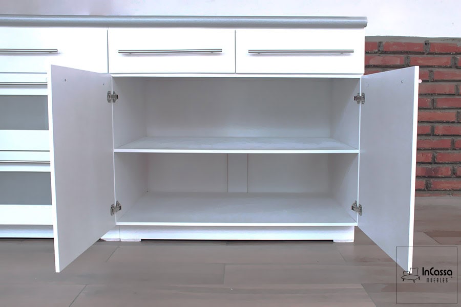 InCassa Muebles Edomex mueblería CDMX Cocina integral KALAHARI 2.80m diseñada para PARRILLA 6