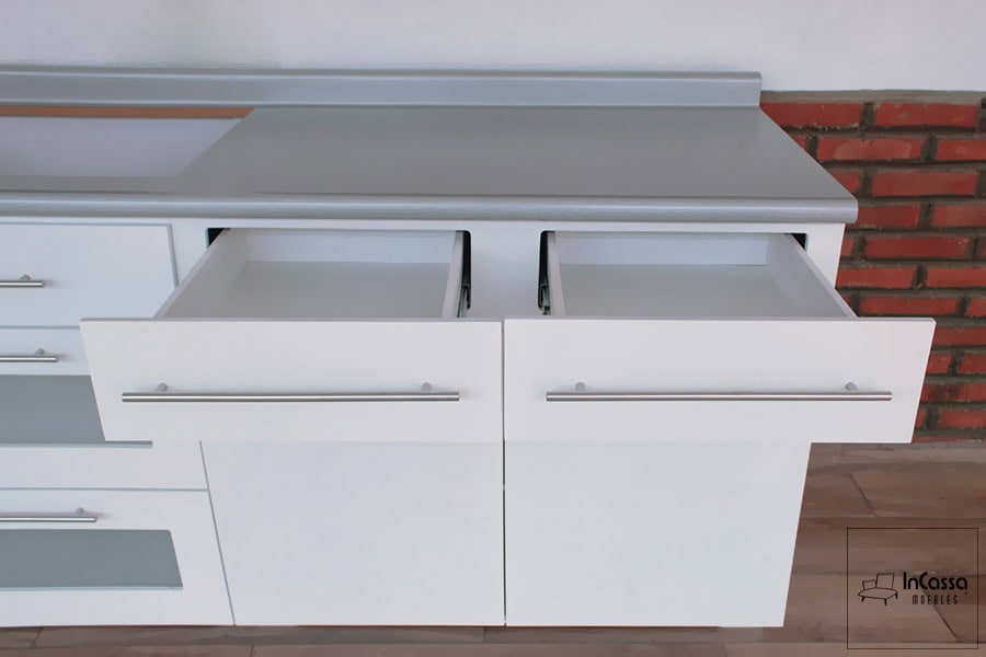 InCassa Muebles Edomex mueblería CDMX Cocina integral KALAHARI 2.80m diseñada para PARRILLA 7