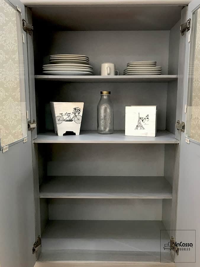 InCassa Muebles Edomex mueblería CDMX Vitrina Vintage Modelo KAZANKA 7