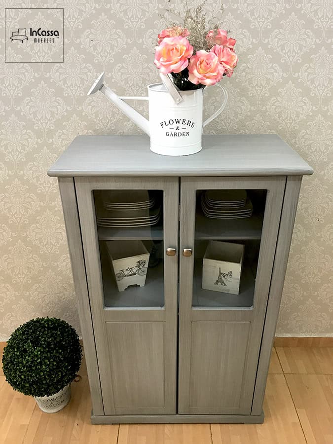 InCassa Muebles Edomex mueblería CDMX Vitrina Vintage Modelo KAZANKA 4