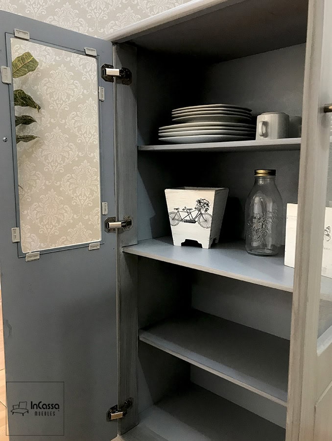 InCassa Muebles Edomex mueblería CDMX Vitrina Vintage Modelo KAZANKA 6