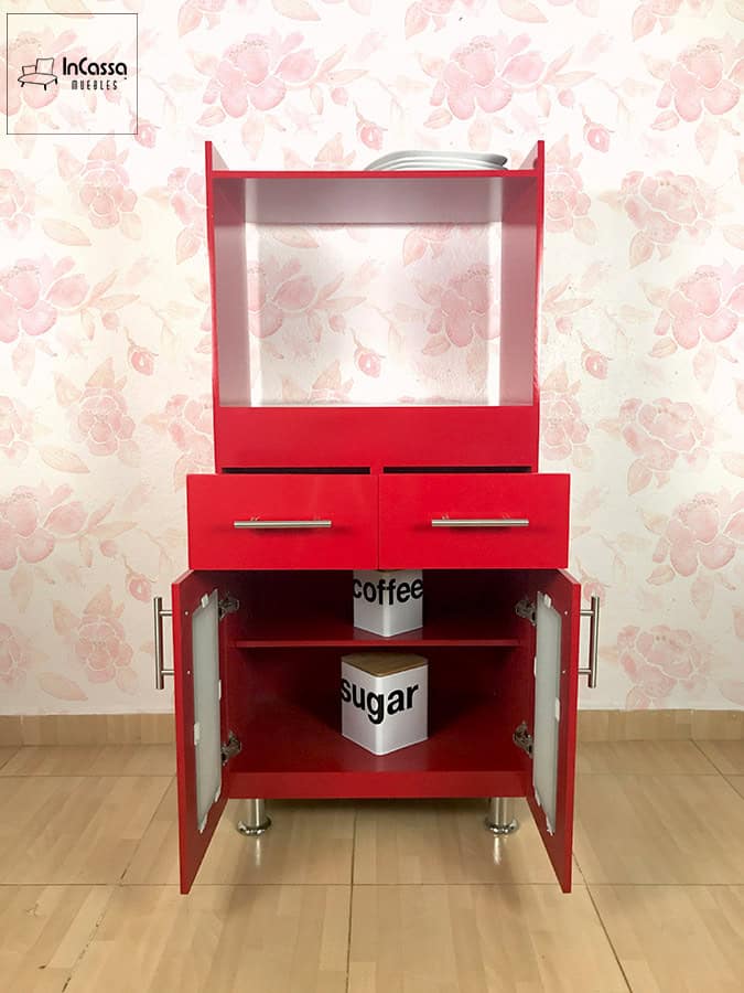 InCassa Muebles Edomex mueblería CDMX Alacena para Microondas Modelo LOGROÑO 2