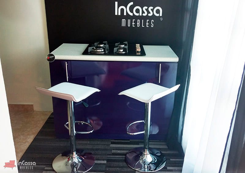 InCassa Muebles Edomex mueblería CDMX Isla para Parrilla con Bancos Modelo Lombardia Urbino 2