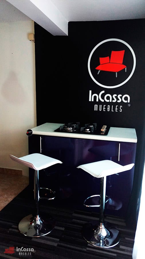 InCassa Muebles Edomex mueblería CDMX Isla para Parrilla con Bancos Modelo Lombardia Urbino 1