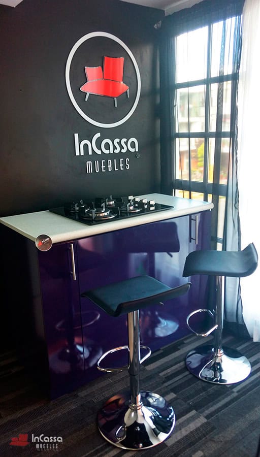 InCassa Muebles Edomex mueblería CDMX Isla para Parrilla con Bancos Modelo Lombardia Urbino 5