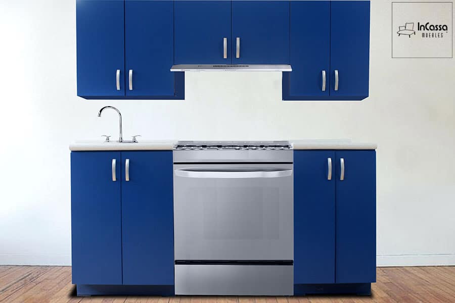 InCassa Muebles Edomex mueblería CDMX Cocina integral MADAGASCAR 1.60m diseñada para ESTUFA 1