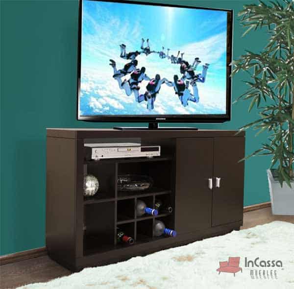 InCassa Muebles Edomex mueblería CDMX Centro de Entretenimiento con cava Modelo BENDIGO 2