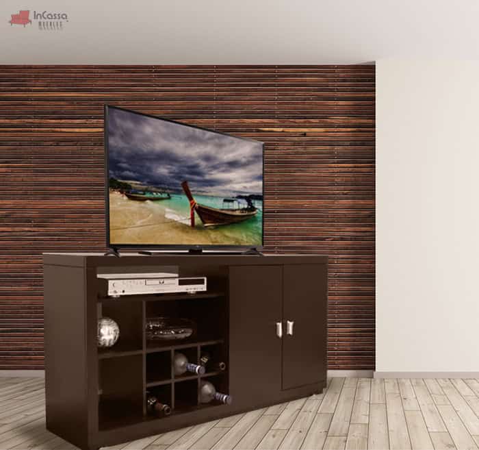 InCassa Muebles Edomex mueblería CDMX Centro de Entretenimiento con cava Modelo BENDIGO 1