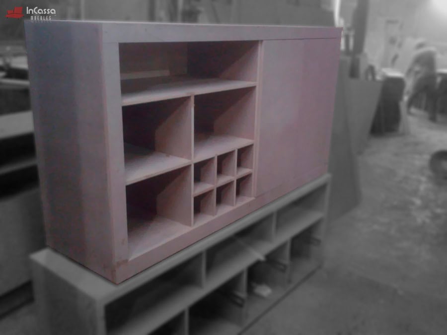 InCassa Muebles Edomex mueblería CDMX Centro de Entretenimiento con cava Modelo BENDIGO 3