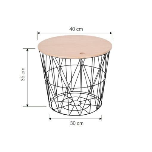 InCassa Muebles Edomex mueblería CDMX Mesa de Centro Nórdica Modelo GOSSAU 8