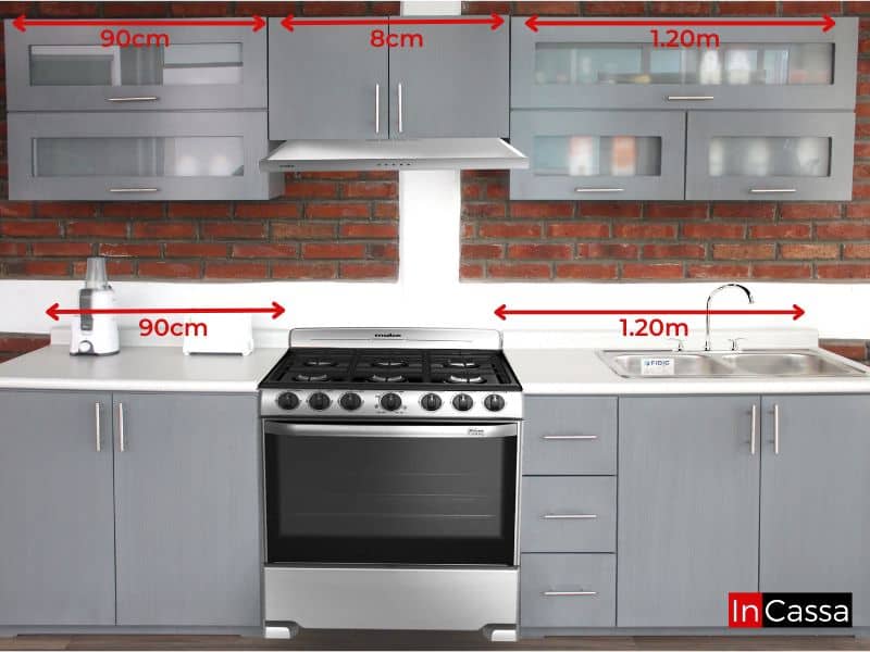 Cocina integral MEXCALTITAN 2.90m diseñada para ESTUFA
