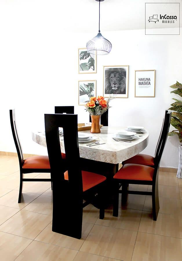 InCassa Muebles Edomex mueblería CDMX Antecomedor Modelo MIAMI 2