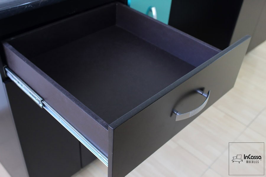 InCassa Muebles Edomex mueblería CDMX Cocina integral AMSTERDAM 2.10m diseñada para PARRILLA 3