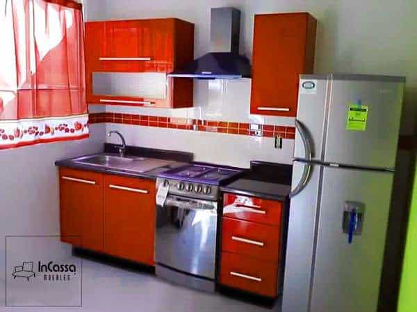 InCassa Muebles Edomex mueblería CDMX Cocina integral NASHVILLE 2.10m diseñada para ESTUFA 1