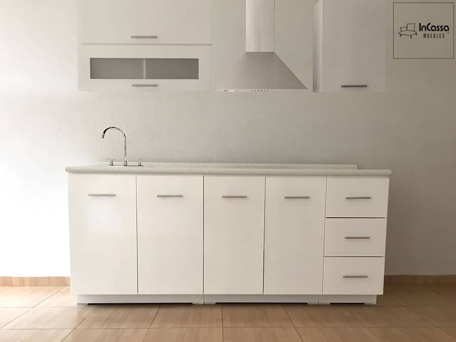 InCassa Muebles Edomex mueblería CDMX Cocina integral NASHVILLE 2.10m diseñada para PARRILLA 7
