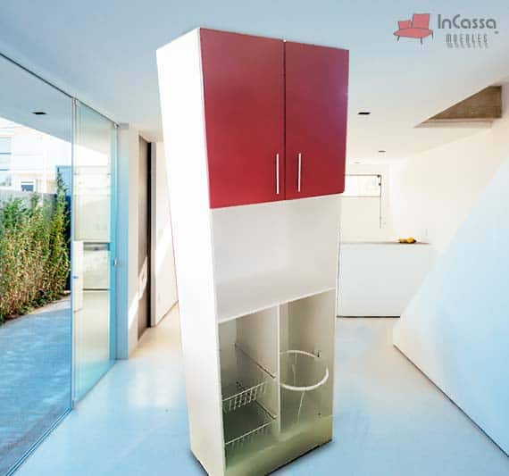InCassa Muebles Edomex mueblería CDMX Alacena Porta Microondas Modelo NIÁGARA 1