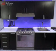 InCassa Muebles Edomex mueblería CDMX Cocina integral OPORTO 2.40m diseñada para ESTUFA 1