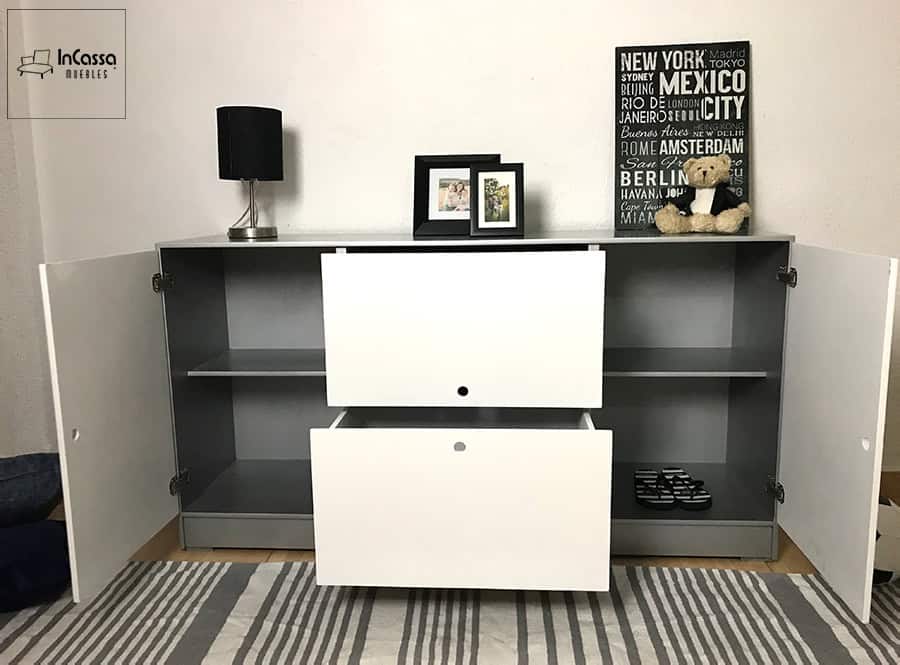 InCassa Muebles Edomex mueblería CDMX Cajonera Organizador Infantil Modelo PAU 6