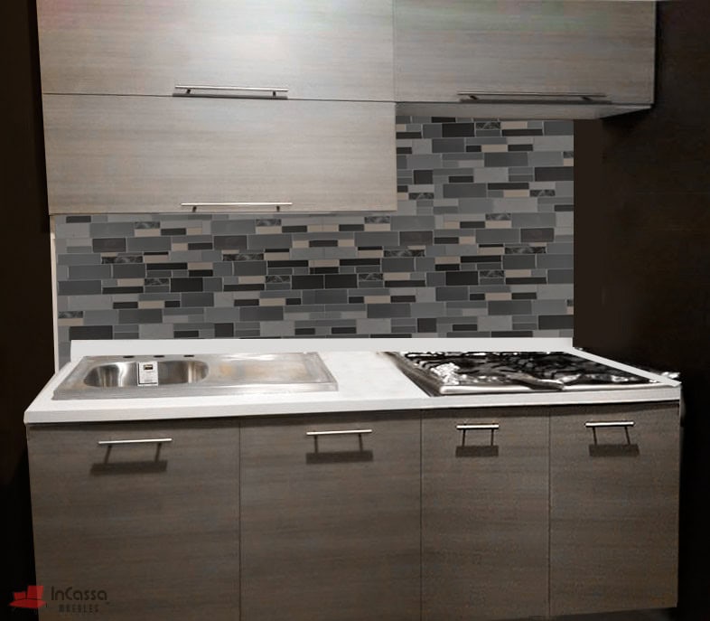 InCassa Muebles Edomex mueblería CDMX Cocina integral PISA 2m diseñada para PARRILLA 1