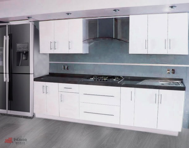InCassa Muebles Edomex mueblería CDMX Cocina integral PRETORIA 3.30m diseñada para PARRILLA 1