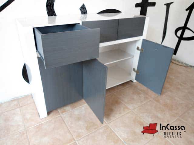InCassa Muebles Edomex mueblería CDMX Bufetero Minimalista Modelo PUERTO PRINCIPE 8